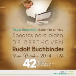 Concierto 1 del ciclo 32 sonatas de Beethoven, del pianista Austriaco Rudolf Buchbinder