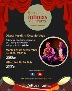 Diana Perelli y Octavio Vega