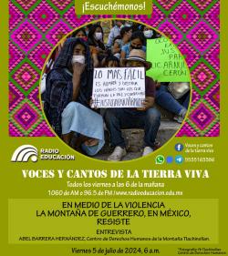 Programa 377. En medio de la violencia, la Montaña de Guerrero,  en México, Resiste