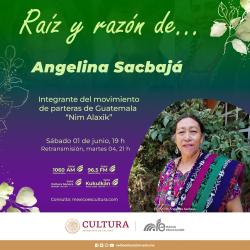 352. Angelina Sacbajá del movimiento de parteras de Guatemala "Nim Alaxik (El Gran Nacimiento)