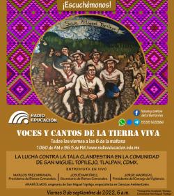Programa 282. La comunidad de San Miguel Topilejo, Tlalpan, CDMX, y su lucha contra la tala clandestina 