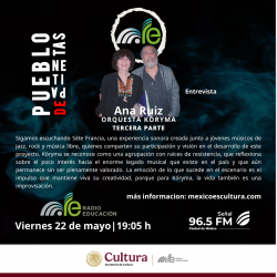 Programa 2161. Ana Ruiz Orquesta Kóryma. Tercera Parte