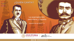 1884. La expropiación petrolera y Zapata