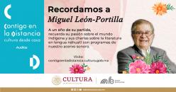 Aniversario luctuoso de Miguel León Portilla